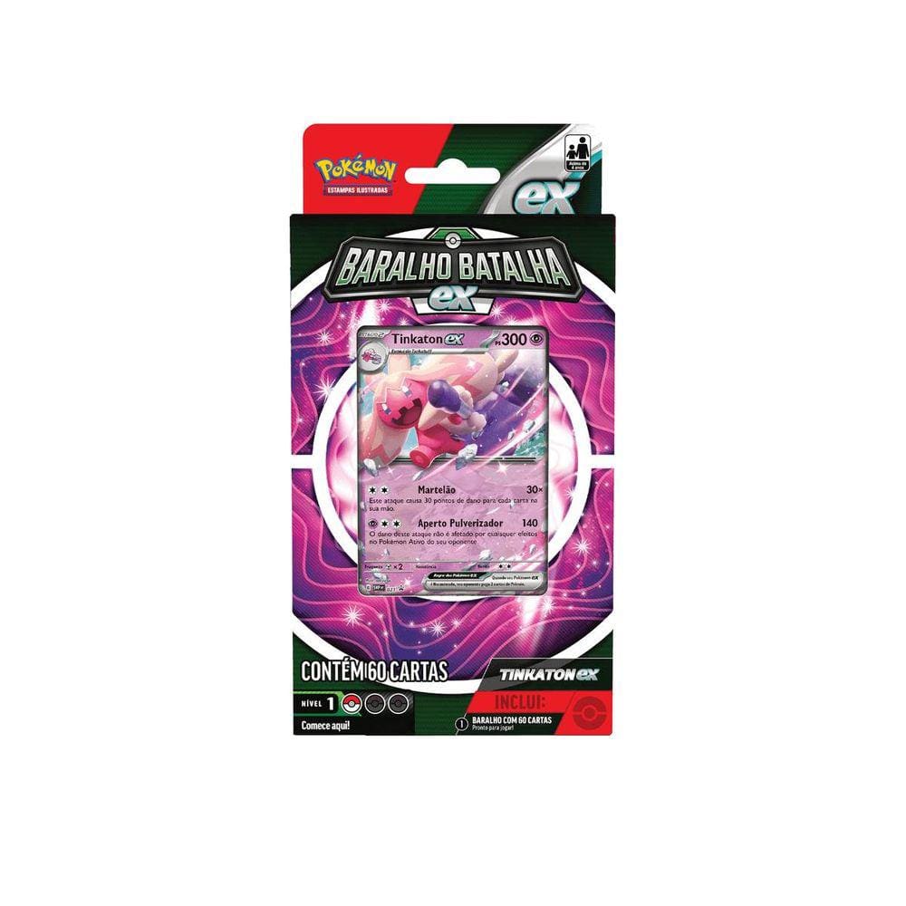 Cartas Pokémon Deck Baralho de Batalha Ex - Copag
