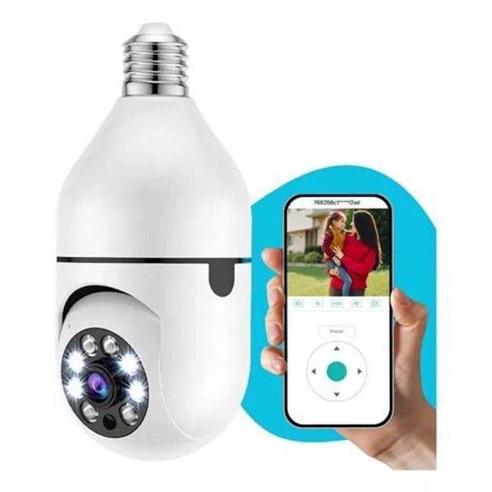 Câmera Ip Inteligente Panorâmica E Bivolt Com Conexão Wifi