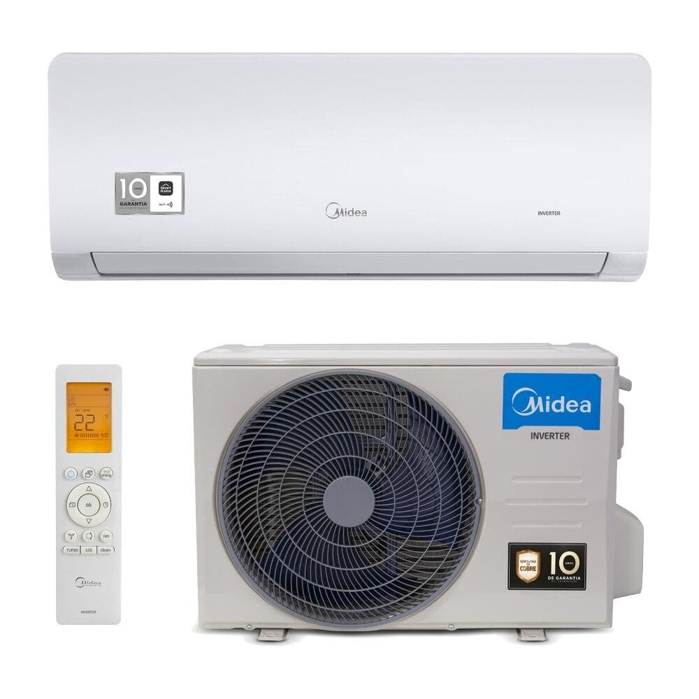 Ar-Condicionado Split Inverter 9000 BTUs Springer Midea Xtreme Save Connect High Wall Quente e Frio 42AGVQI09M5/38AGVQI09M5 220V