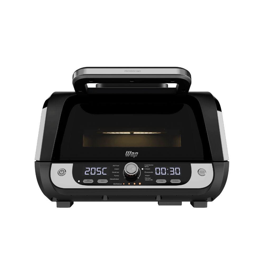 Fritadeira Elétrica Air Fryer 12 Em 1 Barbecue WAP Digital