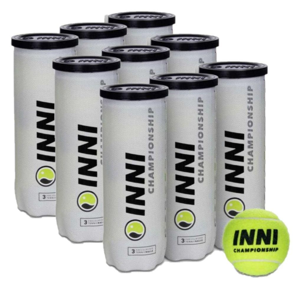 Bola de Tênis Inni Championship - Pack com 9 Tubos