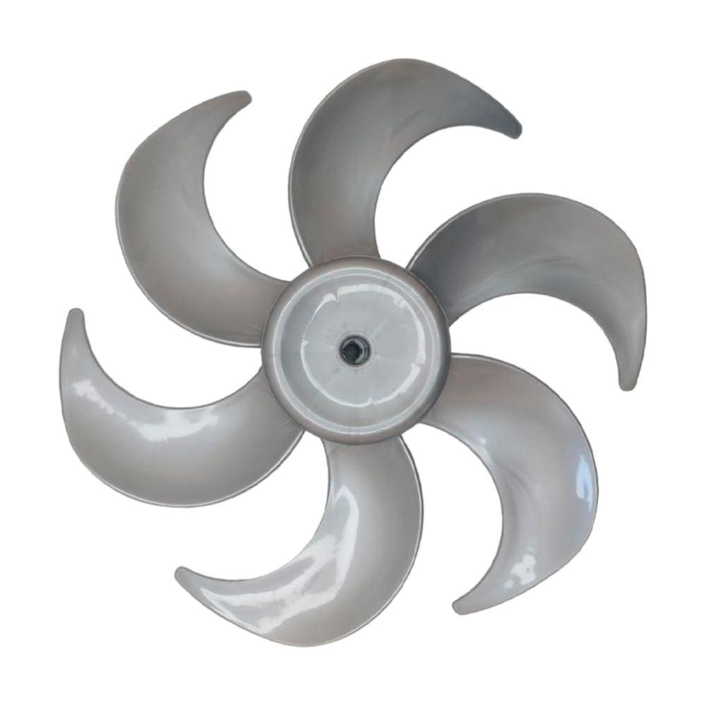 Hélice Ventilador Britânia Protect 30cm Six Cinza 6 pás 30cm Eixo Meia Lua