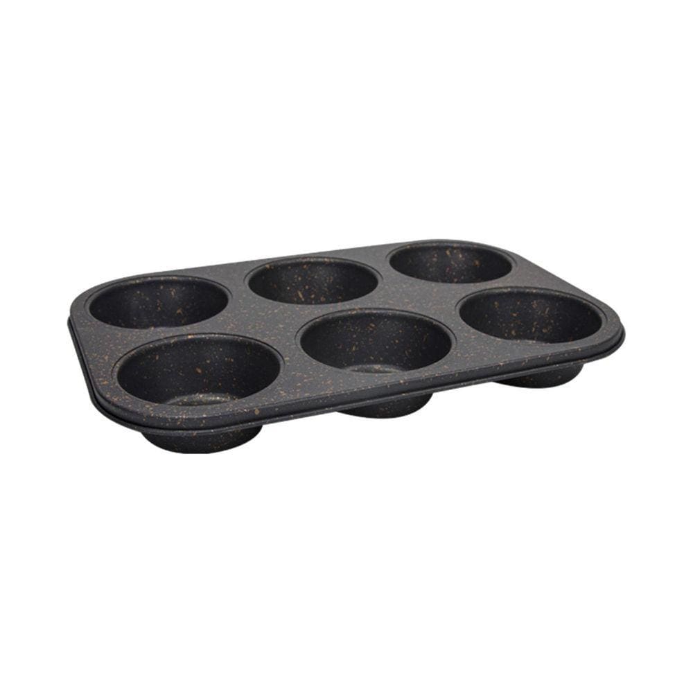 Forma Assadeira Para Cupcake Empada Antiaderente 6 Cavidades