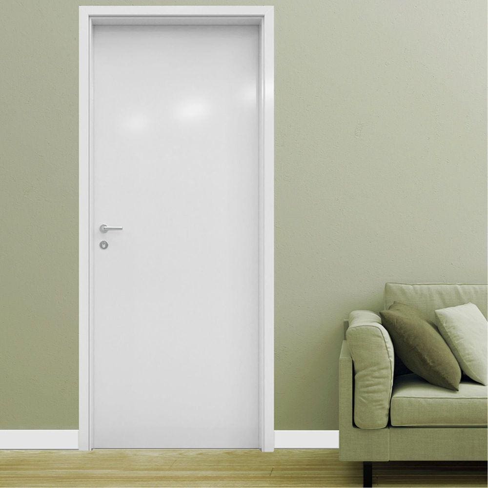 Porta de Madeira 210x80cm Espessura 3,5cm MSO Eucaprimer Eucatex Primer