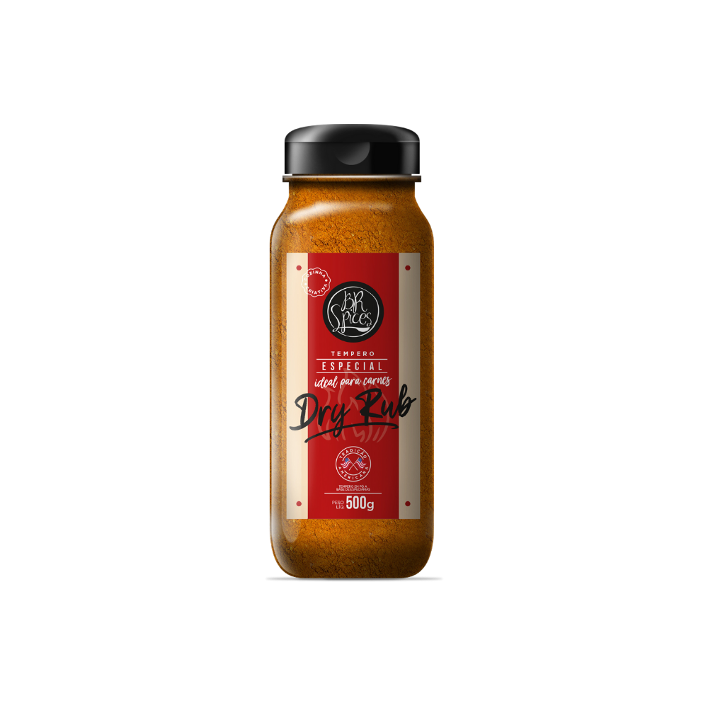 Tempero Dry Rub BR Spices Pote 500G