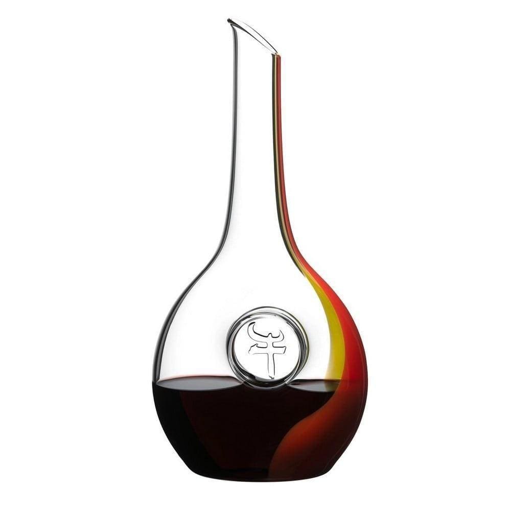 Decanter Riedel Chinese Zodiac Ox Boi Amarelo Vermelho 1,21L