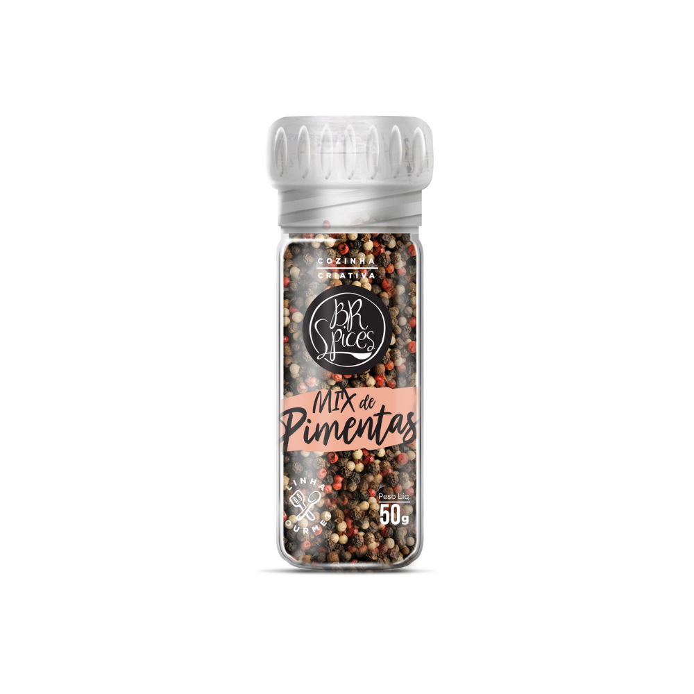 Moedor BR Spices Mix de Pimentas 50gr