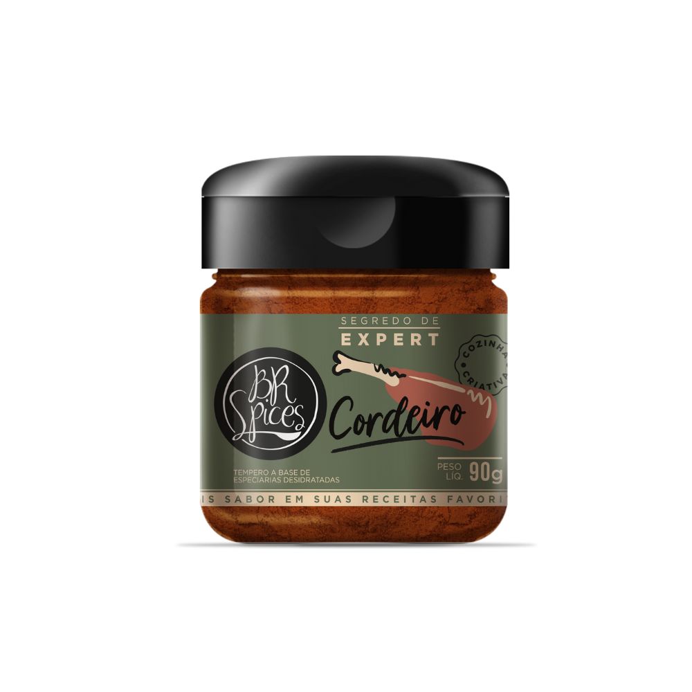 Tempero Segredo De Expert Cordeiro BR Spices Pote 90G