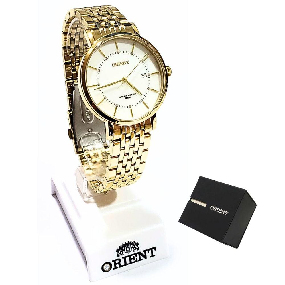 Relógio Orient Feminino Analógico Dourado FGSS1164 B1KX