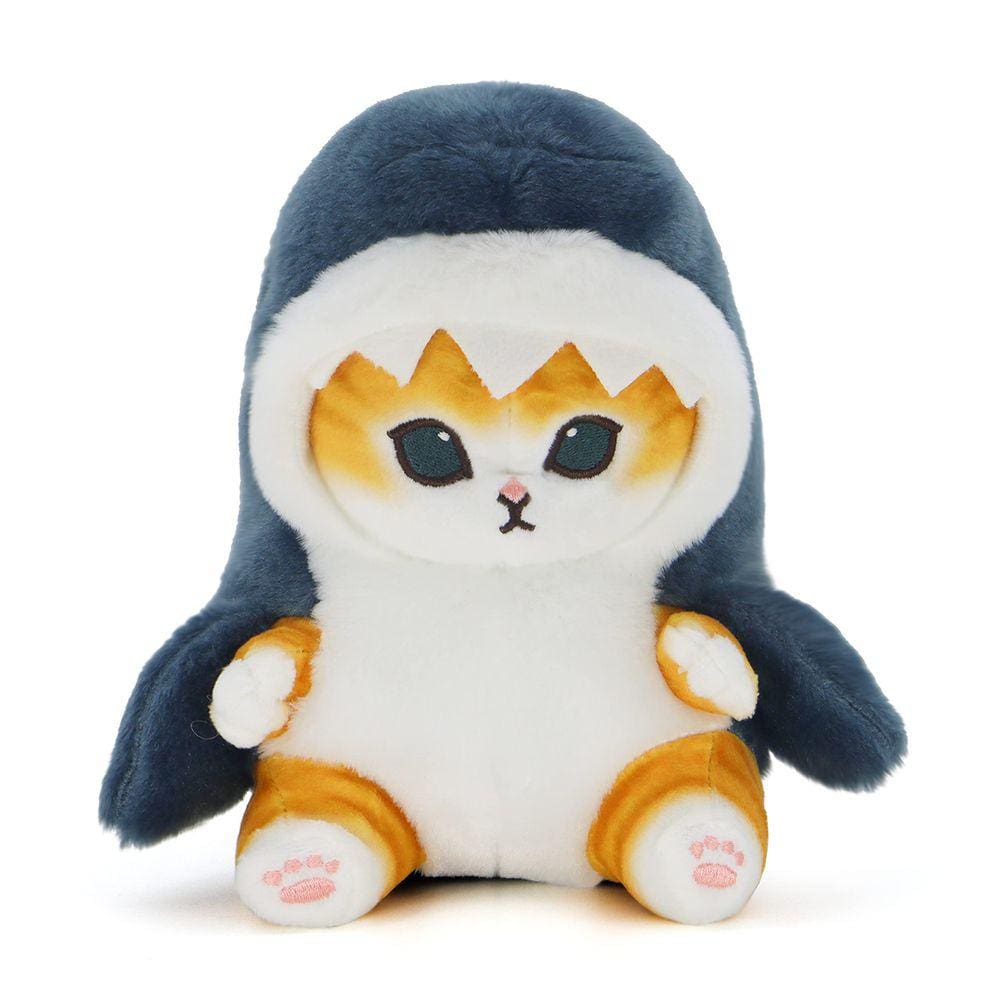 Brinquedo de pelúcia CNAANA Kawaii Shark Cat, 20cm