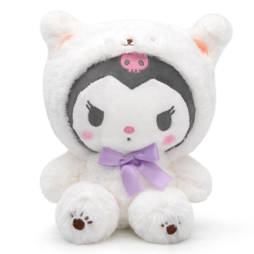 Boneca de pelúcia Maikerry Kawaii Anime 20cm roxa Kuro para meninas