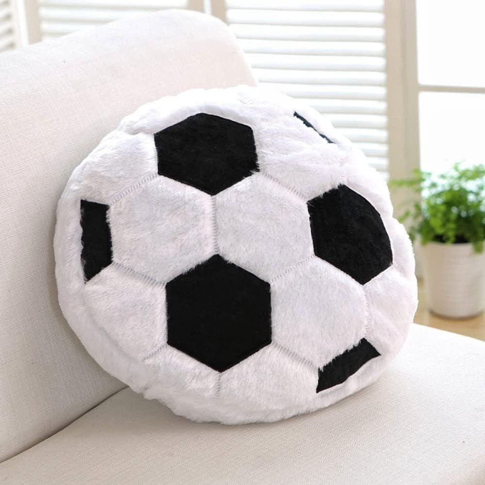Almofada de pelúcia, bola de futebol fofa de 14 polegadas para decoração de casa infantil