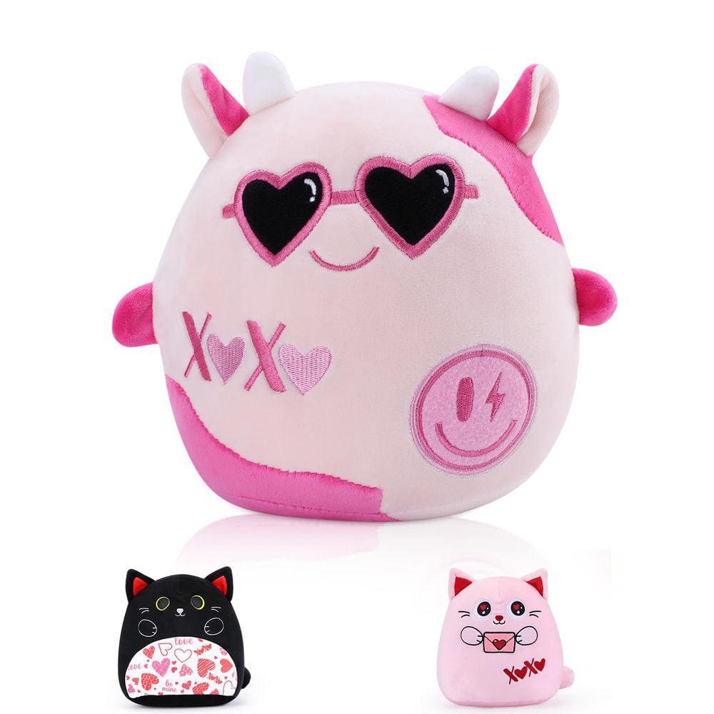 Vaca de pelúcia refavoreça Rosie Preppy Style, pelúcia de 20 cm