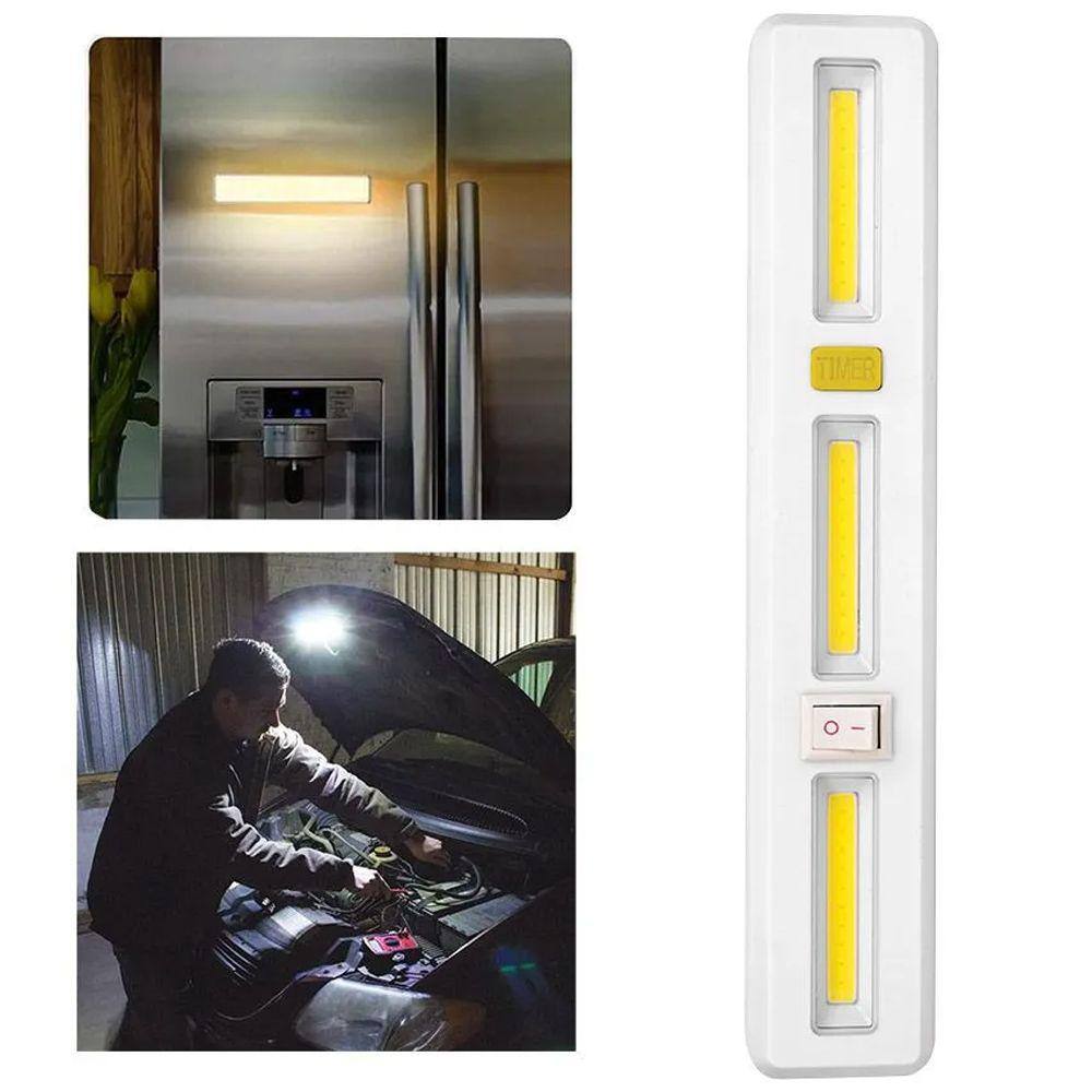 Luminaria LED Magnetico Prateleiras Armario Carro Acampamento Portatil - Starfer