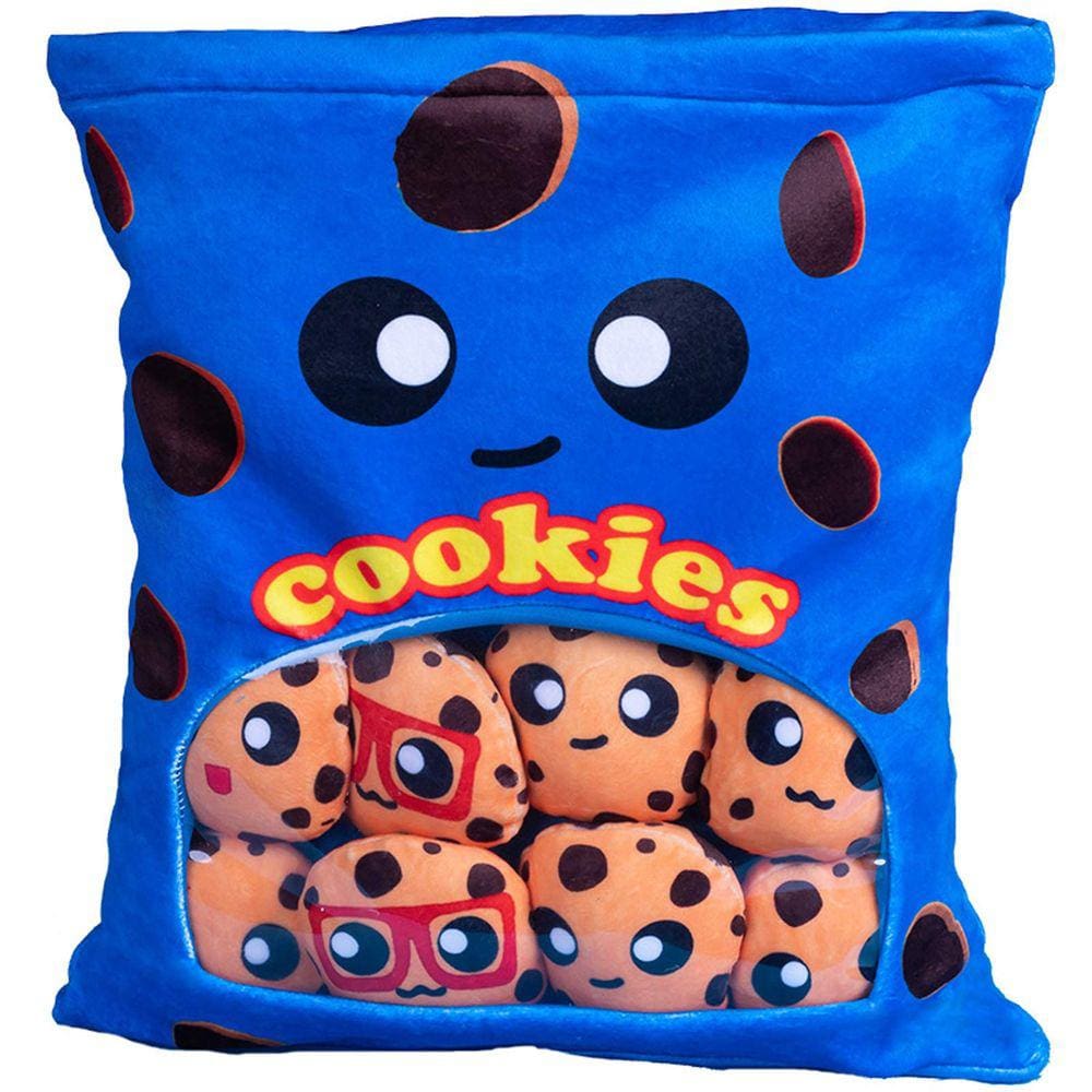 Almofada de pelúcia para bonecas de pelúcia Cookie Toy azul Nenalayo