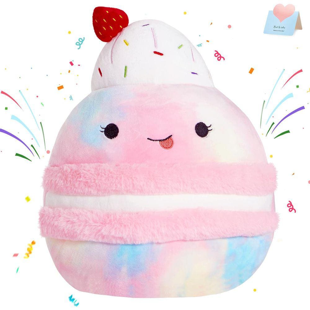 Almofada de pelúcia CozyWorld Macaron 30 cm Funny Food Stuffed Toy