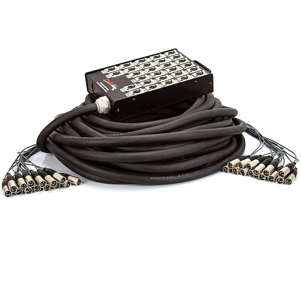 Medusa Som 28 Vias Montada Conector Cirilo Cabos 25 Metros