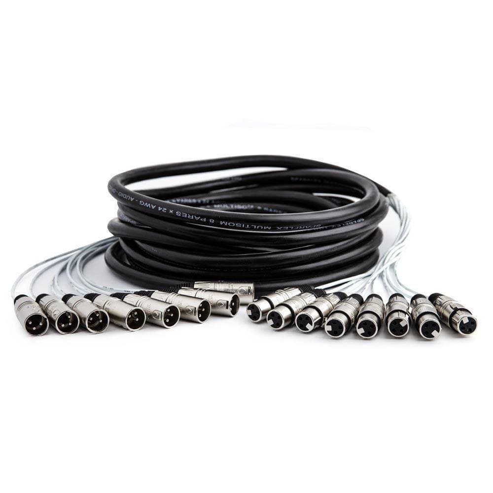 Multicabos Xlr 8 Vias Santo Angelo - 20 Metros