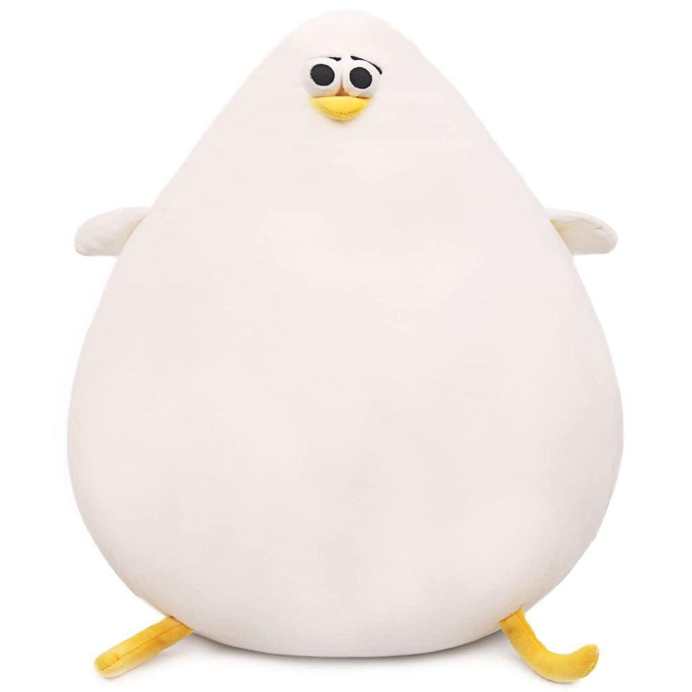 Almofada de pelúcia Bokkusu Soft Chubby Seagull Fat Chicken Toy 30c