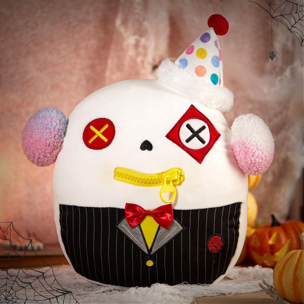 Almofada de pelúcia Athoinsu Zombie Cat 30 cm, presente de Halloween para crianças