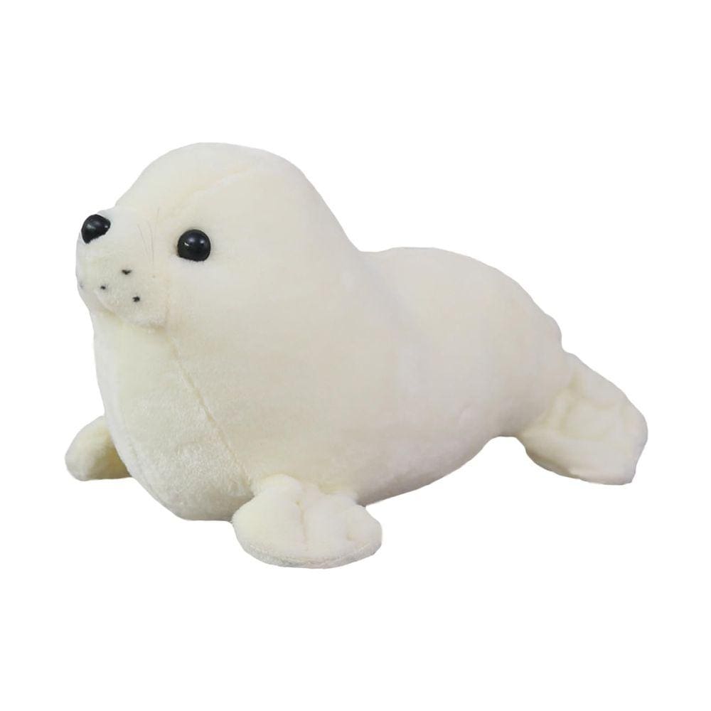 Brinquedo de pelúcia AUCOOMA Seal 30cm branco para crianças