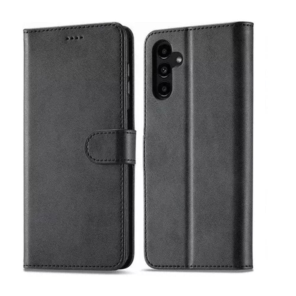 Capinha Capa Carteira (PRETA) Flip Luxo Para Samsung Galaxy S24+ Plus