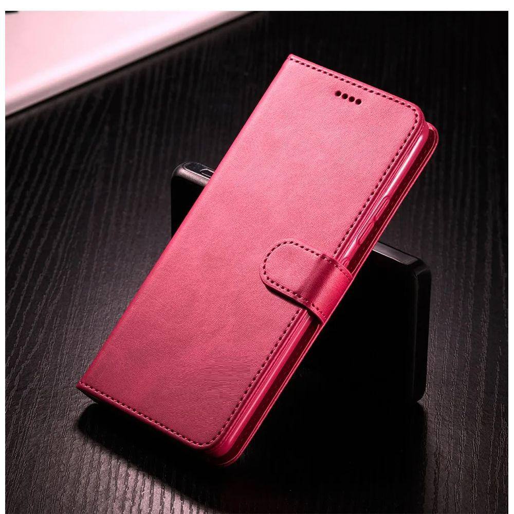 Capinha Capa Carteira (ROSA) Flip Luxo Para Samsung Galaxy S24 Ultra