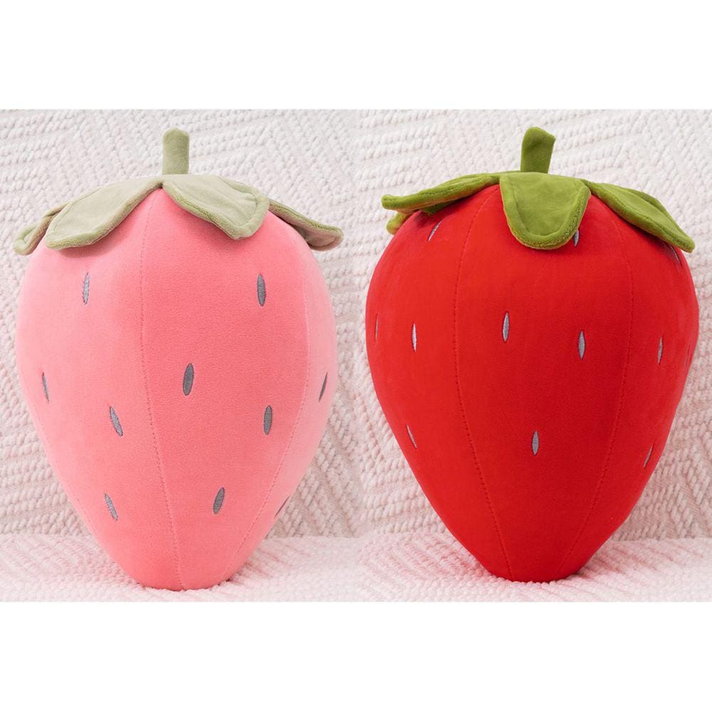 Conjunto de almofadas de pelúcia XIXISA Strawberry para crianças e adolescentes