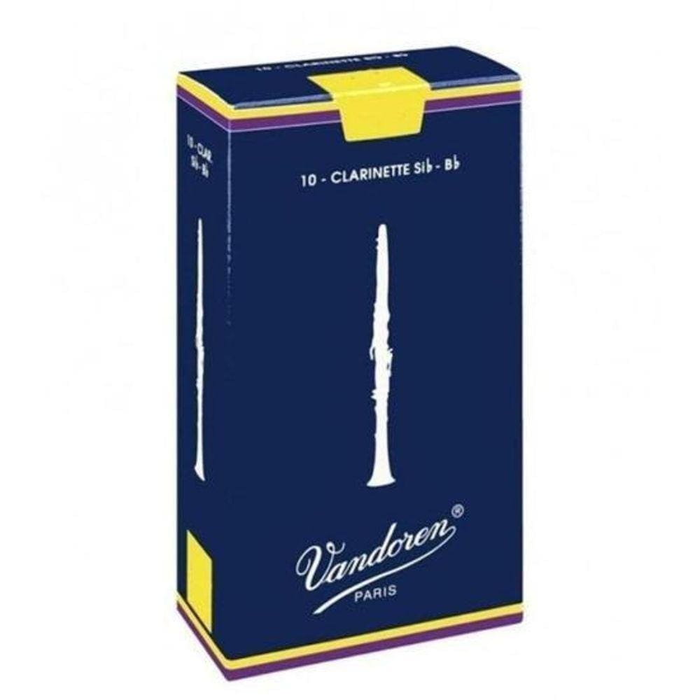 Palheta Tradicional Para Clarinete Sib 3 Vandoren Cr103 - Cx - 10 [f002]