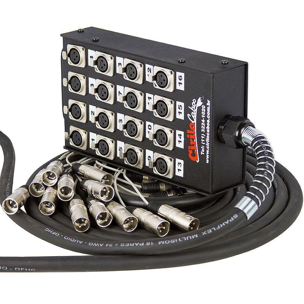 Medusa 16 Vias Montada Com Conectores Santo ângelo 5 Metros