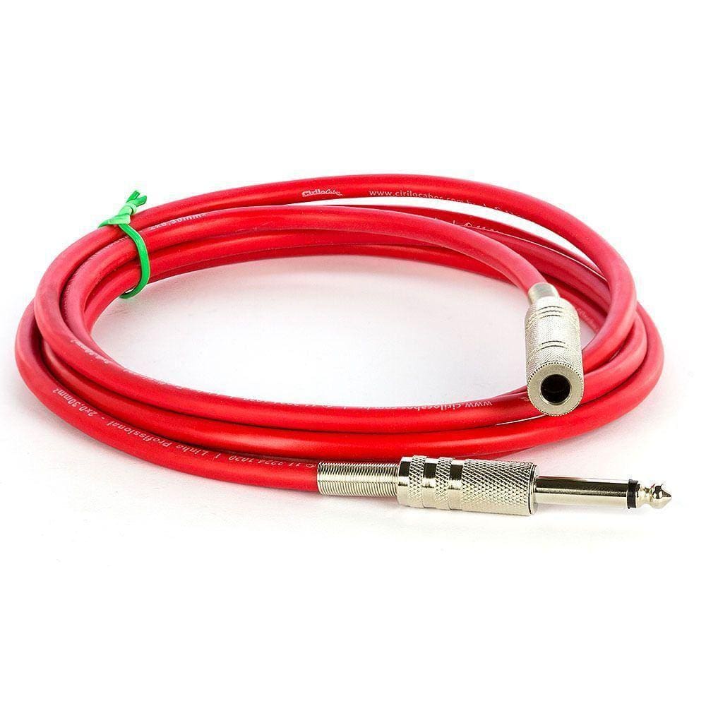 Extensão P10 Mono Vermelho - 45 Metros