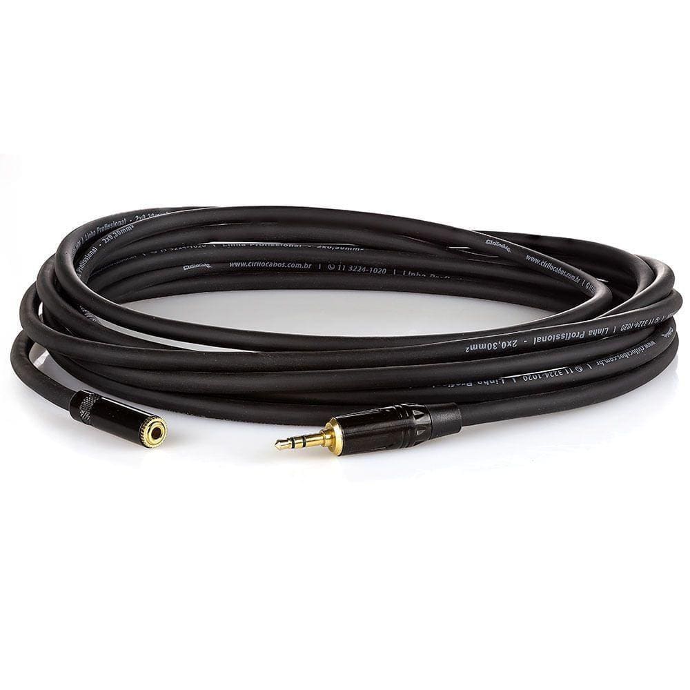 Extensão P2 Fone De Ouvido Profissional - 80 Metros