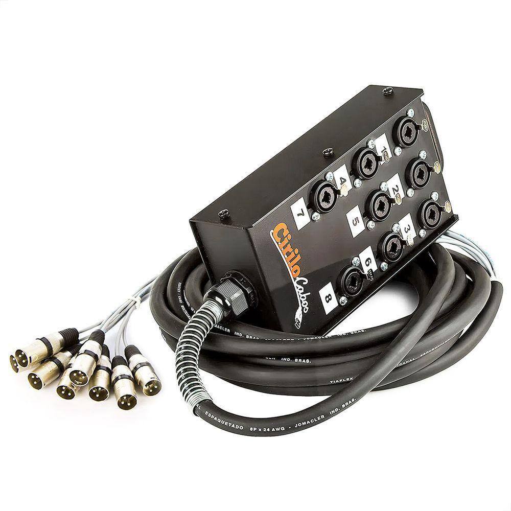 Medusa 8 Vias Com Conectores Combo - 70 Metros