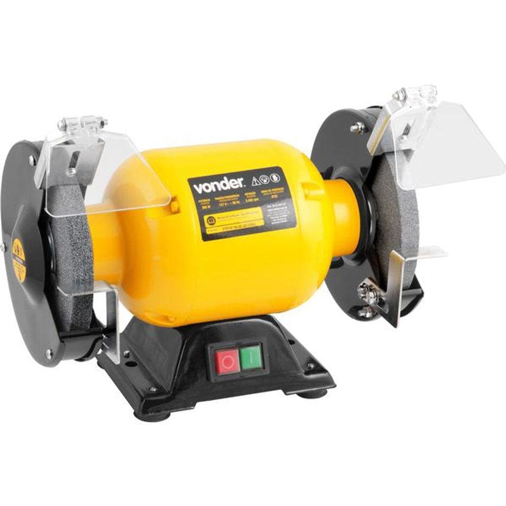 Motoesmeril de bancada 360 watts 127 volts monofásico Vonder