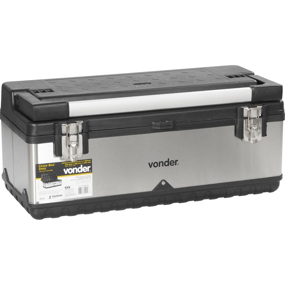 Caixa Baú Inox Cbi 025 Capacidade 20kg Vonder