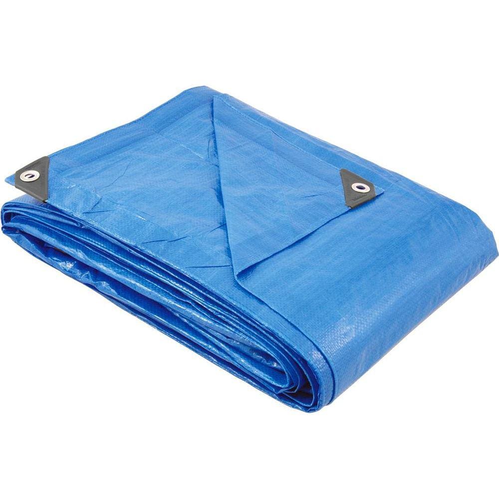 Lona polietileno 8x6m azul 150 micras média - Vonder