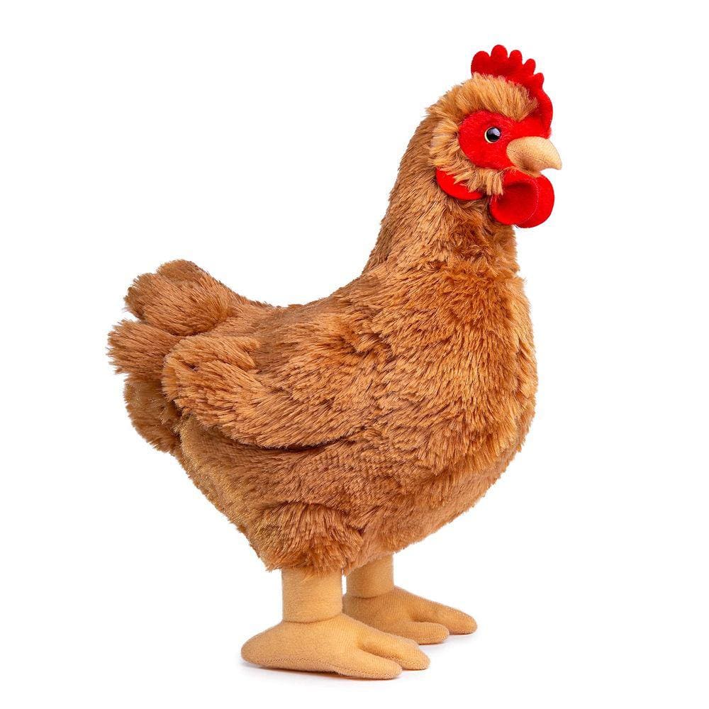 Brinquedo de pelúcia FRANKIEZHOU Realistic Chicken 33cm