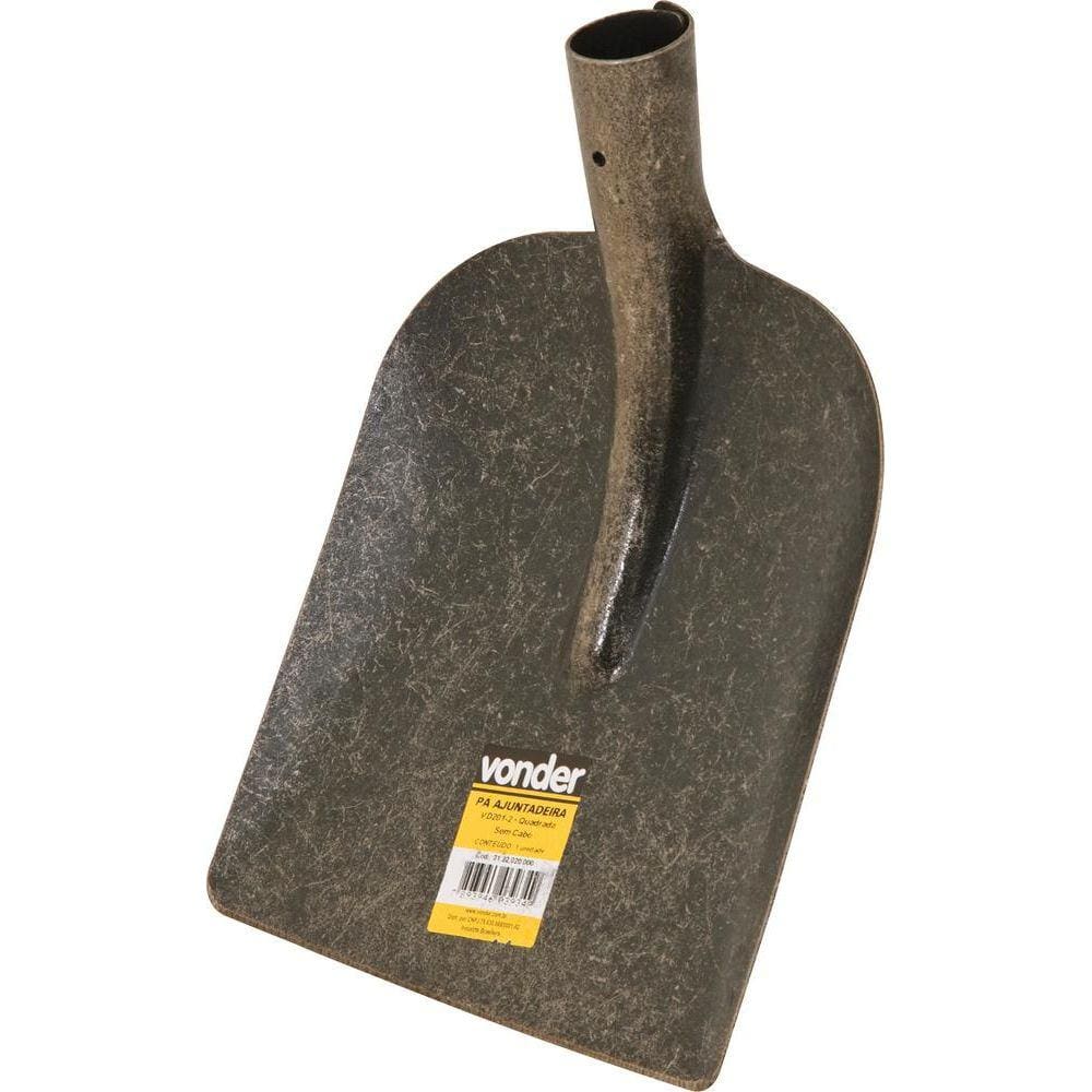 Pá ajuntadeira quadrada 250x279mm n.2 s/ cabo vd201 Vonder