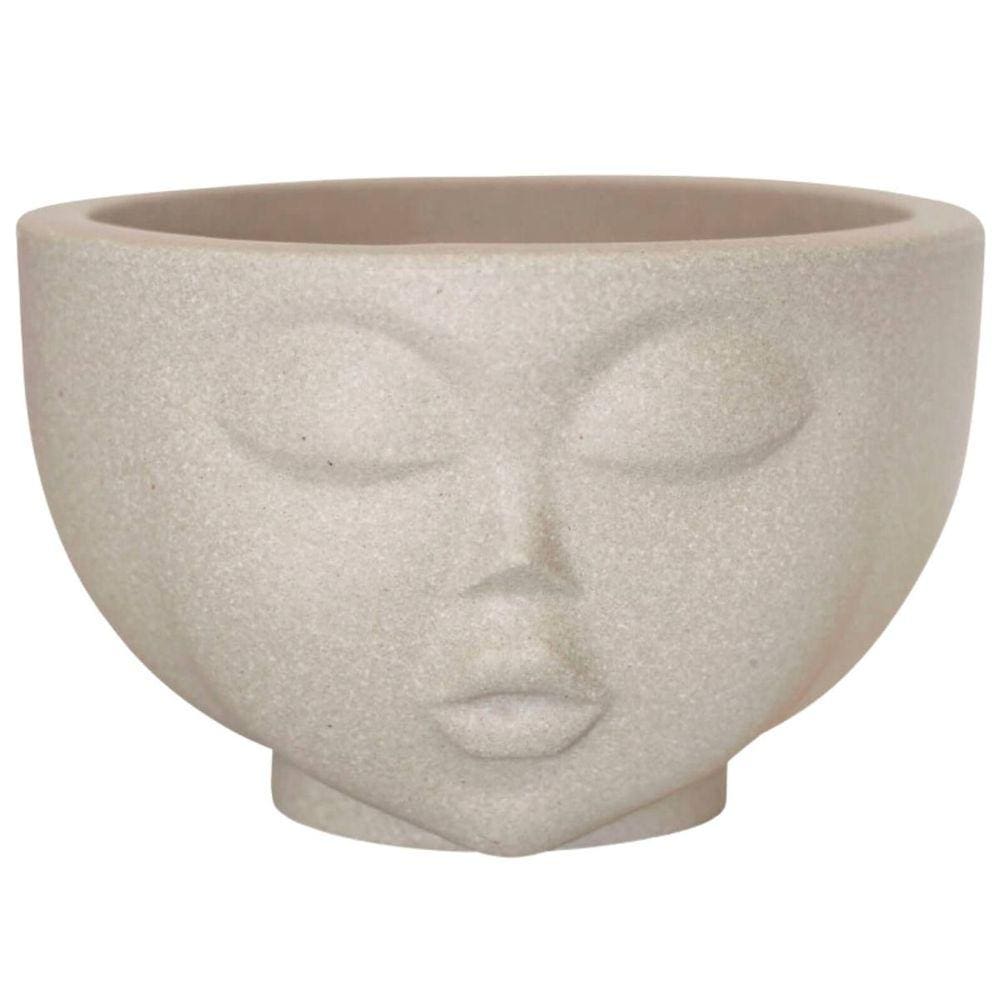 Vaso Face Menina 09 (1L) Cor Cimento NUTRIPLAN