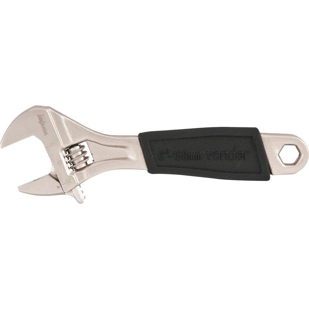 Chave inglesa ajustável 12” aço carbono niquelada - Vonder
