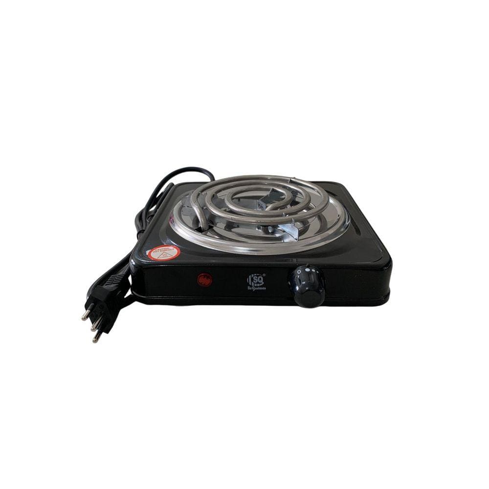 Fogão Fogareiro Elétrico Portátil Viagem Camping 1000W 127V
