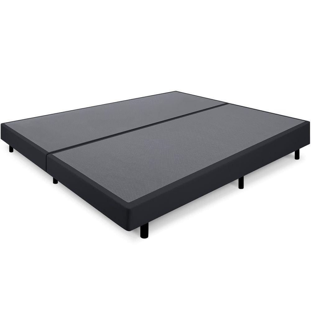 Cama Box King Anti Refluxo Preto Inclinada 193x203cm BF Colchões