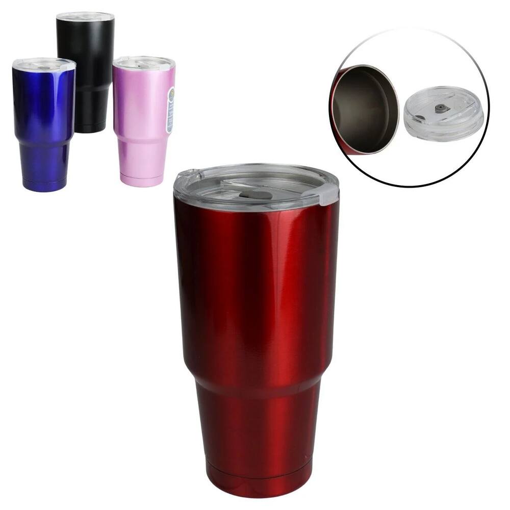 Copo Isotermico 800ml Inox com Tampa Color