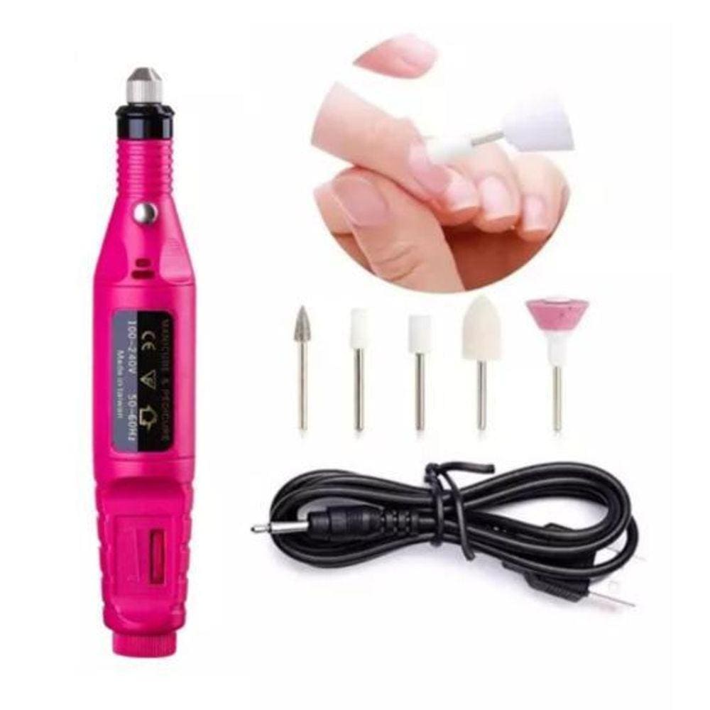 Estilo E Conveniência: Lixa Elétrica Portátil Bivolt Unhas