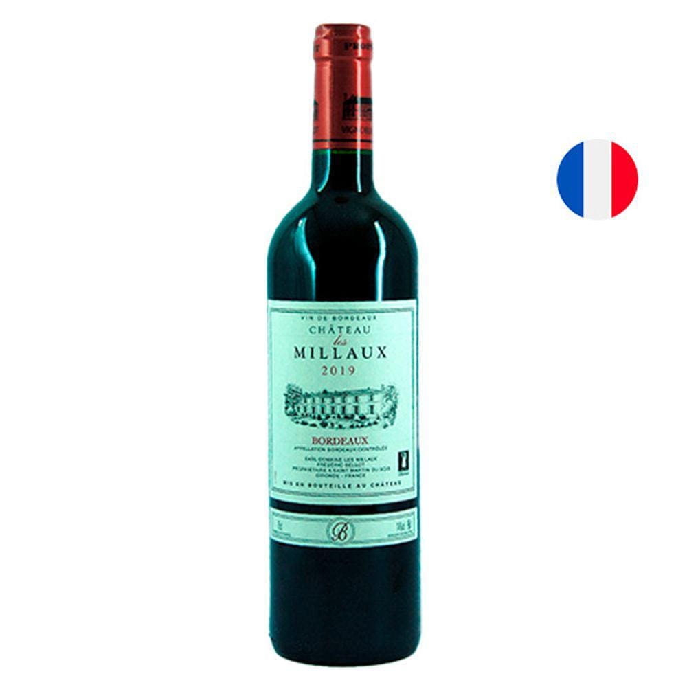 Vinho Tinto Francês Château Les Millaux Bordeaux