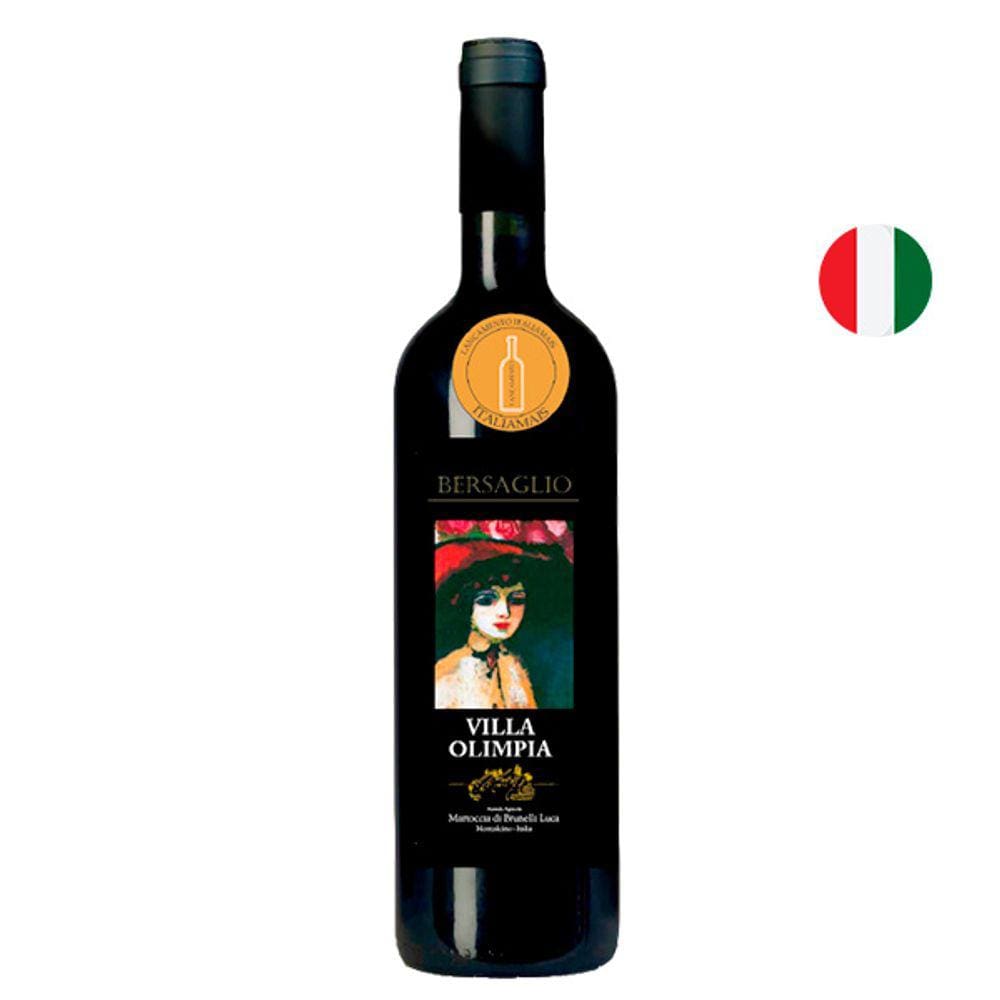 Vinho Tinto Italiano Bersaglio Villa Olimpia Rosso