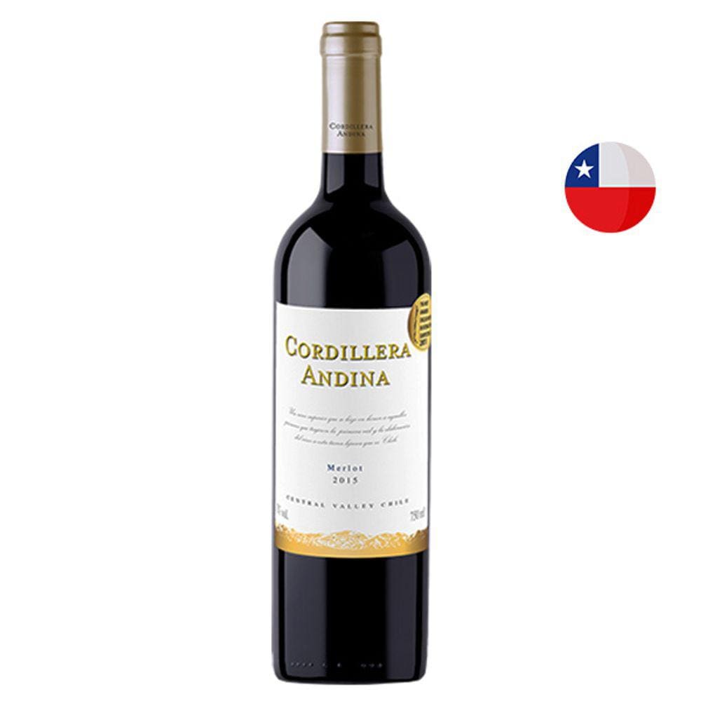 Vinho Tinto Chileno Cordillera Andina Cabernet Merlot