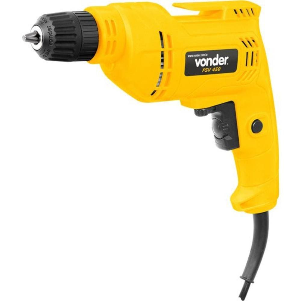 Furadeira s/ impacto 3/8” 450 watts 220 volts fsv450 Vonder