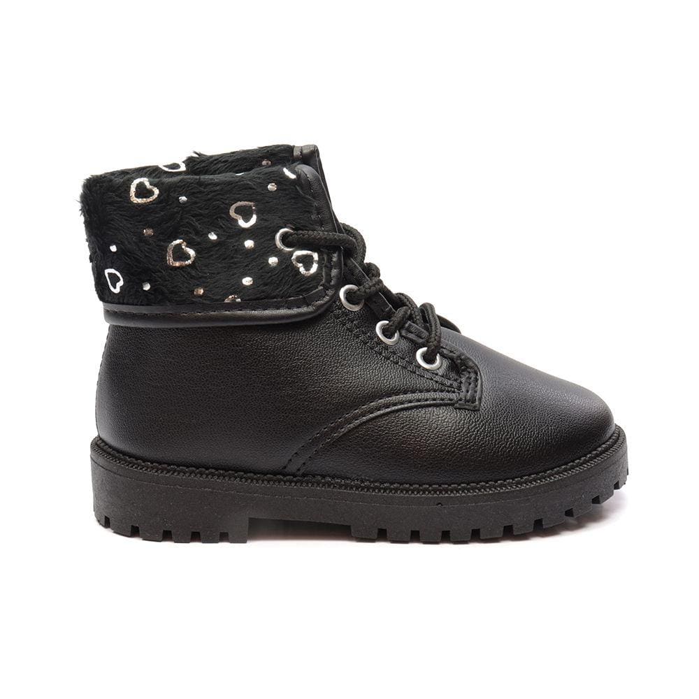 Bota Infantil Molekinha Coturno Tratorado