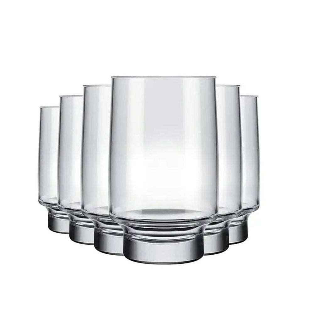Jogo 6 Copos Firenze Tumbler Suco ou Drink 360ml - Nadir
